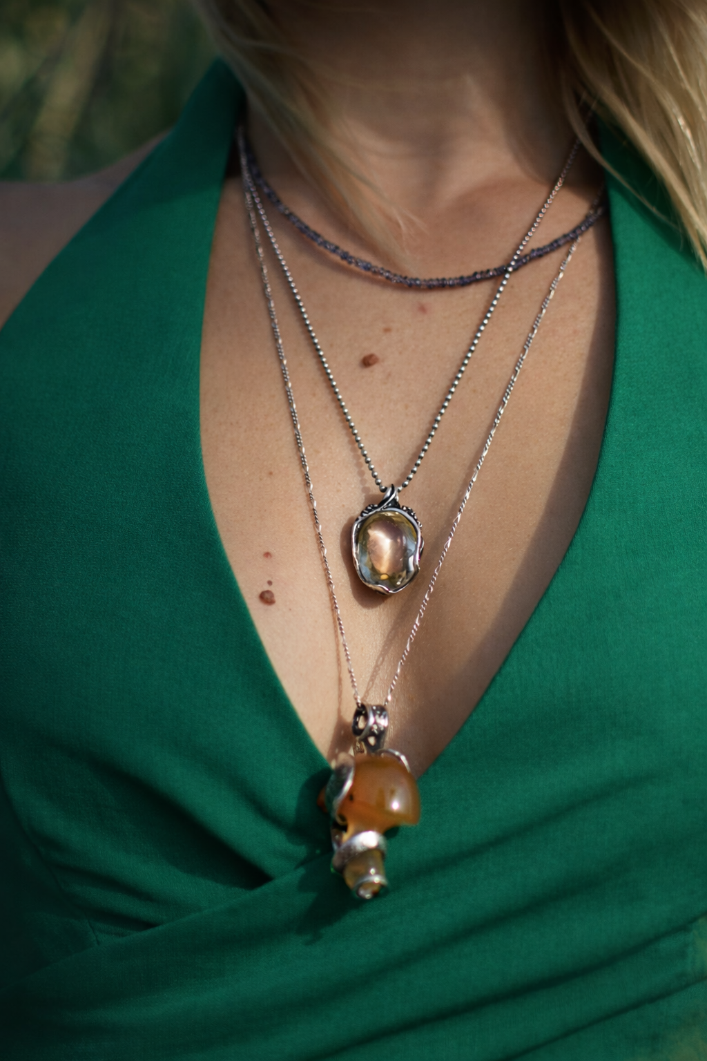 Necklace in nature — OURSA